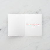 Eend Familie Kerst Kaart (Binnen)