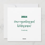 Eend Familiekaart Feestdagenkaart (Achterkant)