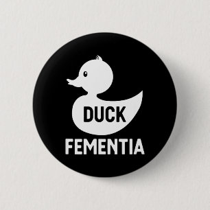Eend Fementia Ronde Button 5,7 Cm