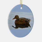 Eend Foto Ornament (Rechts)
