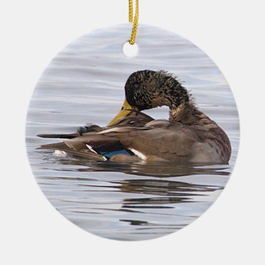 Eend Foto Ornament (Voorkant)