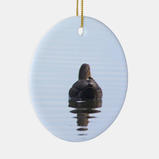 Eend Foto Ornament (Rechts)