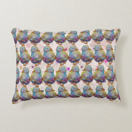 Eend genaamd Regenboog Accent Kussen