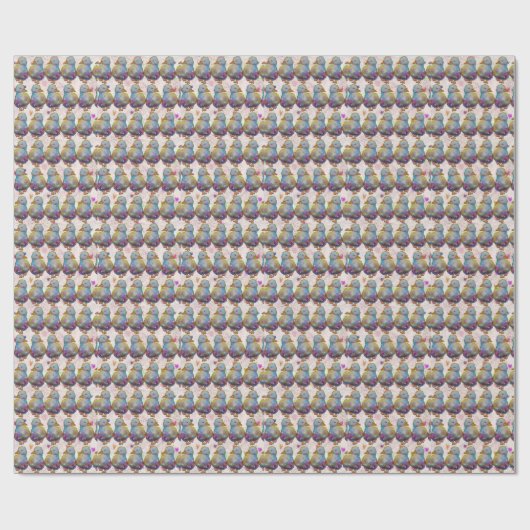 Eend genaamd Regenboog Cadeaupapier (Vlak)