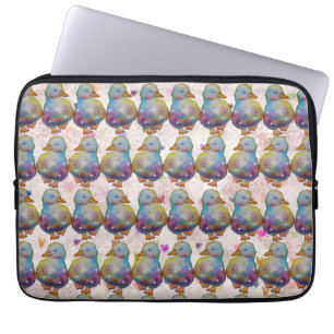 Eend genaamd Regenboog Laptop Sleeve