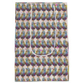 Eend genaamd Regenboog Medium Cadeauzakje (Achterkant)