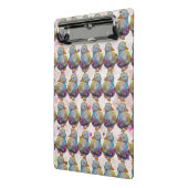 Eend genaamd Regenboog Mini Klembord (Angled2)