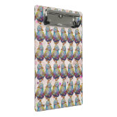 Eend genaamd Regenboog Mini Klembord (Schuin)