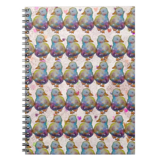 Eend genaamd Regenboog Notitieboek (Voorkant)