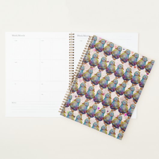Eend genaamd Regenboog Planner (Display)
