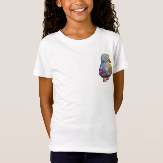 Eend genaamd Regenboog T-shirt (Voorkant)