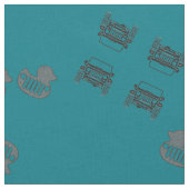 Eend Gepersonaliseerde stof (Close Up)