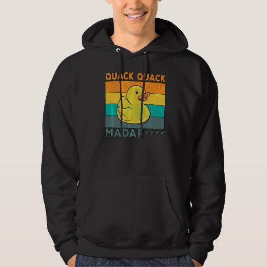 Eend Gezegden Rubber Duck Quack Quack Eenden 5 Hoodie (Voorkant)