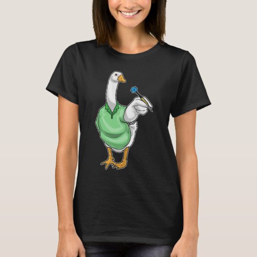 Eend Gooit Pijltje T-shirt (Voorkant)