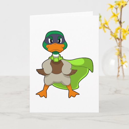 Eend Heroïsche Kap Kaart (Gele Bloem)