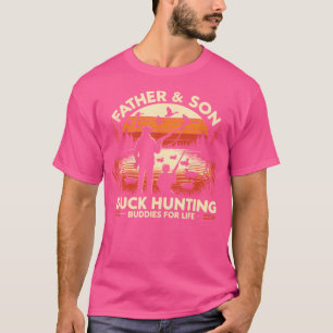 Eend Hunter Vader Zoon Watervogels Eend Jacht Budd T-shirt