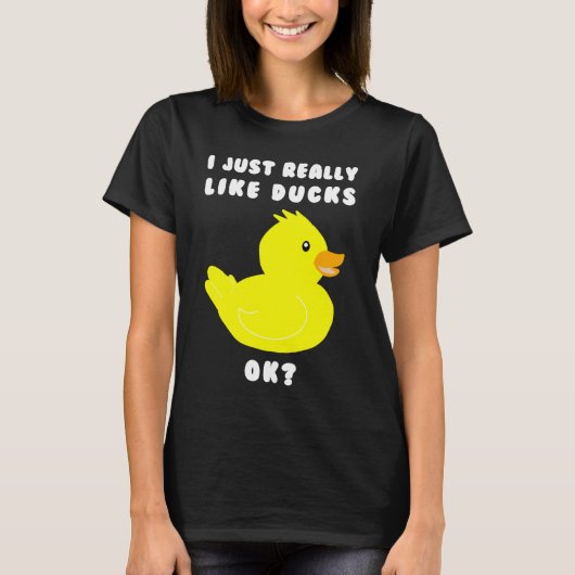 Eend - Ik ben gewoon echt verbijsterend als eenden T-shirt (Voorkant)