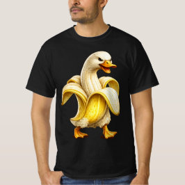 Eend in banaan grappig t-shirt