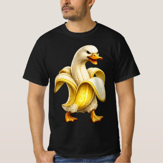 Eend in banaan grappig t-shirt