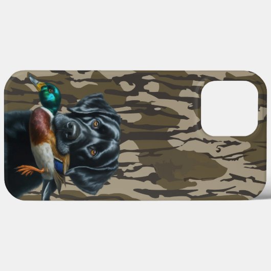 Eend Jagen Labrador Retriever Bottomland Camo Case-Mate iPhone Case (Achterkant (horizontaal))