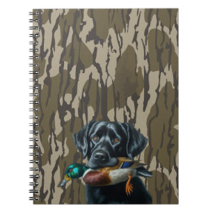 Eend Jagen Labrador Retriever Bottomland Camo Notitieboek