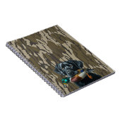 Eend Jagen Labrador Retriever Bottomland Camo Notitieboek (Rechterzijde)