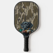 Eend Jagen Labrador Retriever Bottomland Camo Pickleball Paddle (Achterkant)