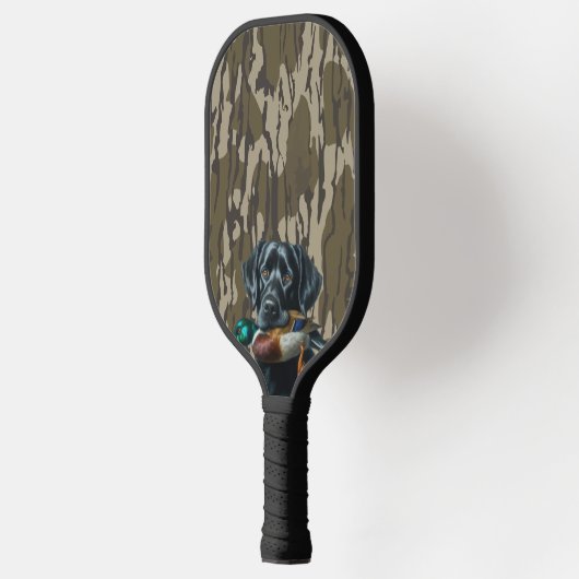 Eend Jagen Labrador Retriever Bottomland Camo Pickleball Paddle (Links)