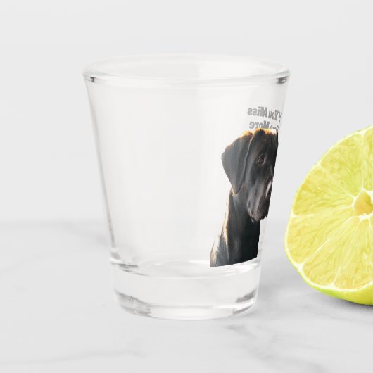 Eend Jagen Vogel Hond Grappig Quote Labrador Shot Glas (Links)