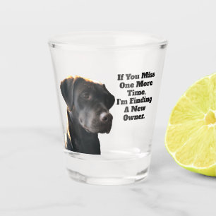 Eend Jagen Vogel Hond Grappig Quote Labrador Shot Glas