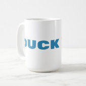 EEND JEUIT Grappige Brutaal Eendje  Koffiemok (Voorkant links)