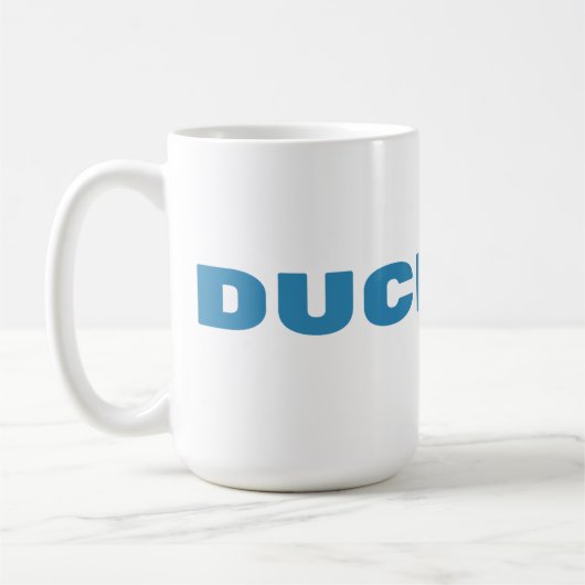 EEND JEUIT Grappige Brutaal Eendje  Koffiemok (Links)
