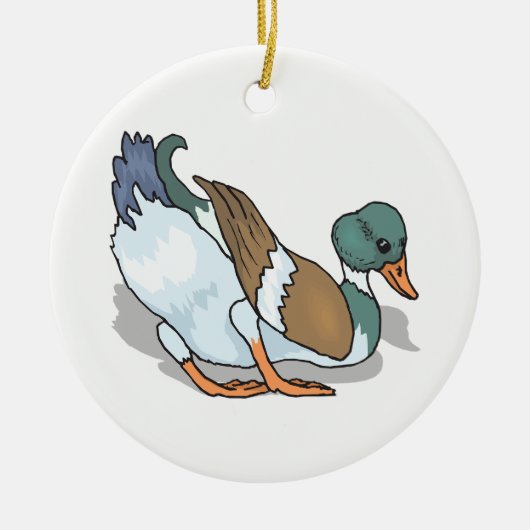 Eend Keramisch Ornament (Voorkant)