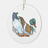 Eend Keramisch Ornament (Links)