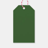 Eend kerst grap: Prettig krakerig kerstfeest Cadeaulabel (Achterkant)