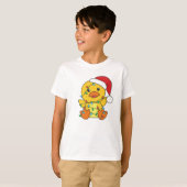 Eend Kerstmis Winter Dieren Vakantie Eend T-shirt (Voorkant volledig)
