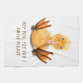 Eend Keuken Handdoek - Aangepaste tekst (Horizontaal)