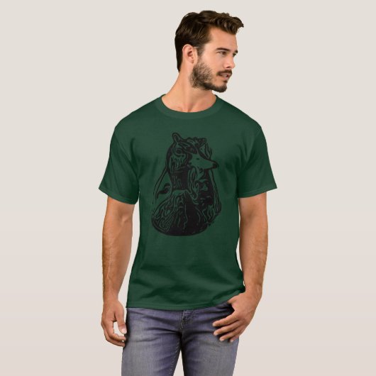  eend Knuffelende Drake Knuffelvogel T-shirt (Voorkant volledig)