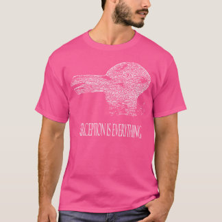 Eend Konijn Optische Illusie Perceptie Is Alles T-shirt