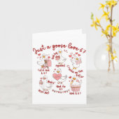 Eend Liefde 67 Gans Valentijn Liefhebber Grappige Kaart (Gele Bloem)