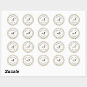 Eend Mallard 1e Verjaardag Geschenk Ronde Sticker (Vel)