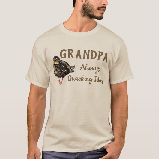 Eend Mannen Topje T-shirt (Voorkant)