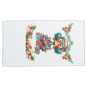 eend merry chrismast kussensloop (Voorkant-Rechts)