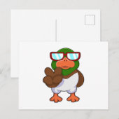 Eend met briefkaart (Voorkant / Achterkant)