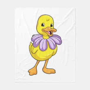 Eend met Daisy Fleece Deken