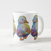 Eend met de naam Regenboog Grote Koffiekop (Voorkant rechts)