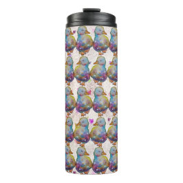 Eend met de naam Regenboog Thermosbeker