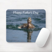 Eend met open bek muismat (Met muis)