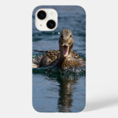 Eend met open snavel Case-Mate iPhone case (Achterkant)