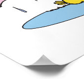 eend met paraplu poster (Hoek)